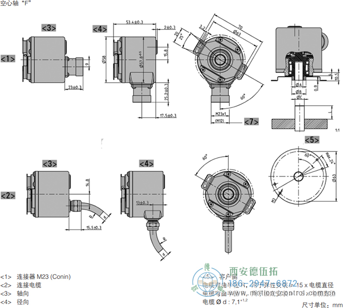AC58I-SSI带增量信号绝对值编码器外形及安装尺寸(空心轴F) - 成人动漫综合网_日韩精品人妻系列无码专区_驯服已婚人妻HD中文字幕_精品香蕉久久久午夜福利_欧美日韩成人高清色视频_少妇精品久久久一区二区三区......