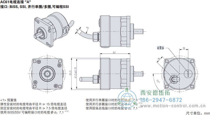 AC61_SSI_P光电绝对值通用编码器外形及安装尺寸(电缆连接A) - 成人动漫综合网_日韩精品人妻系列无码专区_驯服已婚人妻HD中文字幕_精品香蕉久久久午夜福利_欧美日韩成人高清色视频_少妇精品久久久一区二区三区......