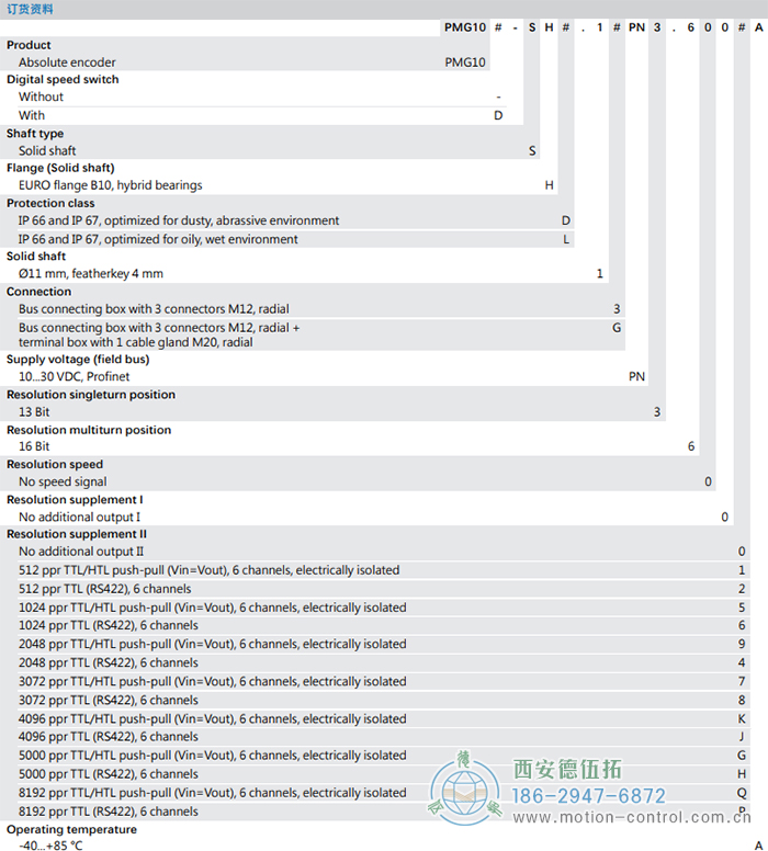 PMG10 - PROFINET绝对值重载编码器订货选型参考(ø11 mm实心轴，带欧式法兰B10或外壳支脚 (B3)) - 成人动漫综合网_日韩精品人妻系列无码专区_驯服已婚人妻HD中文字幕_精品香蕉久久久午夜福利_欧美日韩成人高清色视频_少妇精品久久久一区二区三区......
