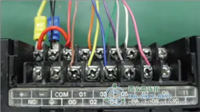 旋转编码器连接接线盒时的注意事项。