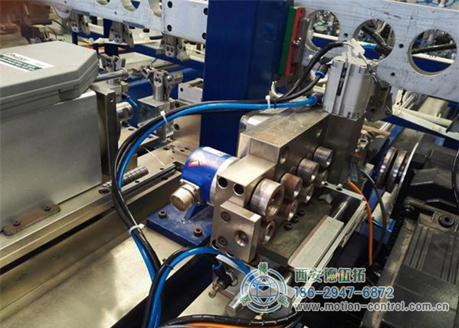 图为堡盟增量式编码器在折弯机上开环系统中的应用