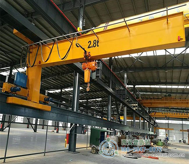 图为起重机行车实际应用照片