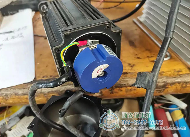 图为增量编码器回零操作实例