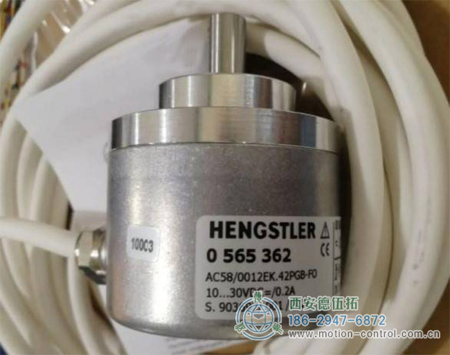 图为HENGSTLER AC58单圈12位绝对式编码器照片