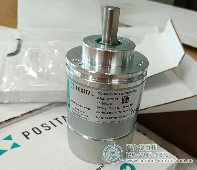 图为博思特Profinet多圈绝对式编码器照片
