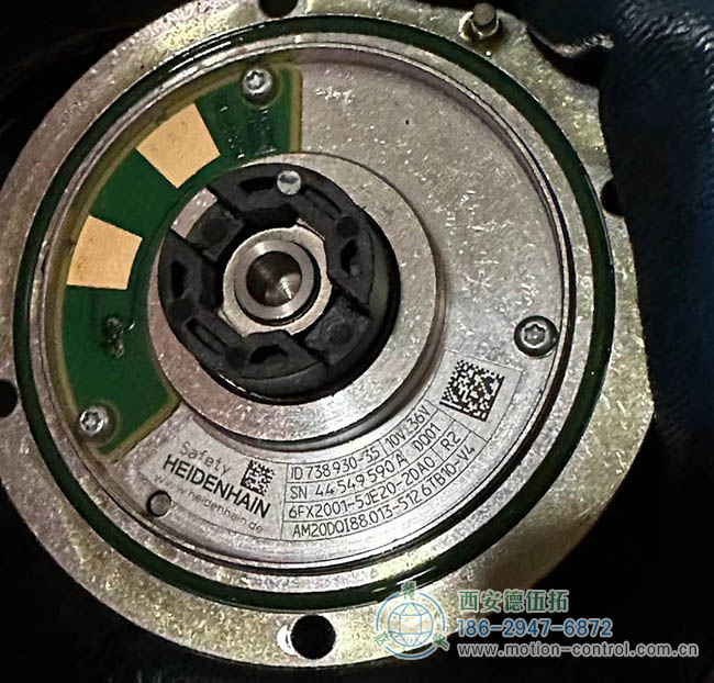 图为一款海德汉编码器在机床上的应用照片