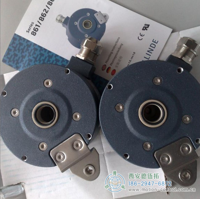 图为林德中空轴编码器实物照片